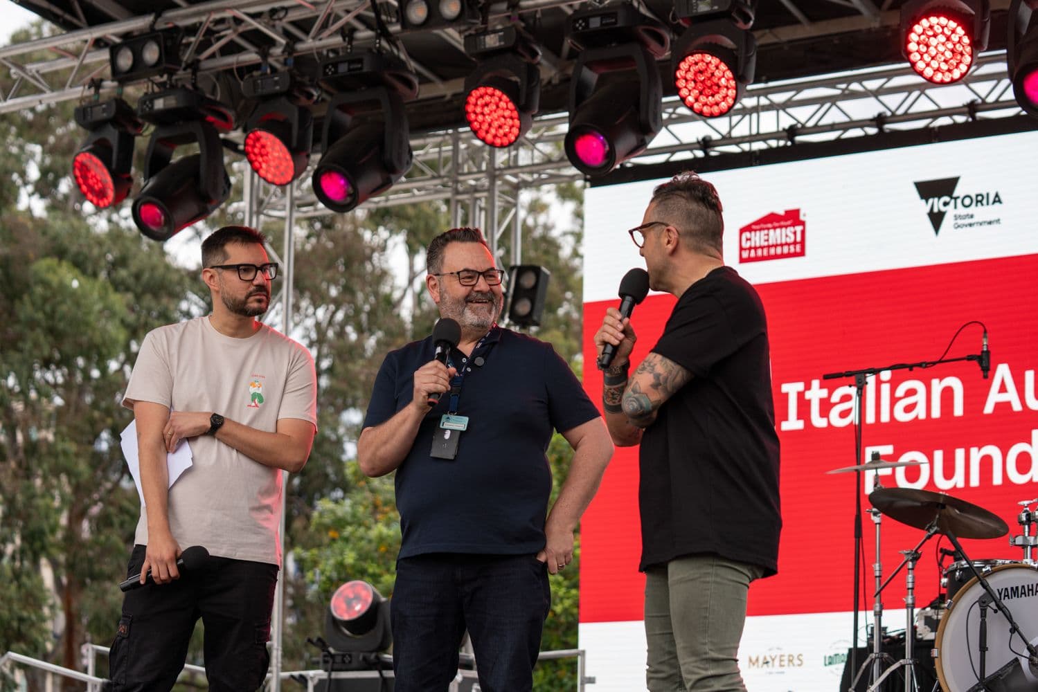 Main stage performance at the Italian Festa